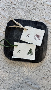 Etiquetas de Regalo de Papel Premium con Cordel, Etiquetas Plantables Sostenibles con Logotipo para Regalos y Cordel de Yute para Marca 2026 - Product Image 1
