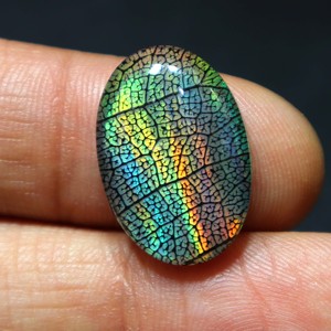 Piedra Preciosa de Ópalo Monarca Doble, Ópalo Verde Fuego, Joyería de Piedra Hecha a Mano, Ópalo Fuego Doble Monarca para la Fabricación de Joyas - Product Image 2