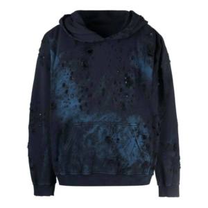 Sweat à capuche Super Square effet vieilli, polaire de haute qualité, personnalisation acceptée, taille sur mesure, strass, streetwear, hiver, coton/polyester - Product Image 4