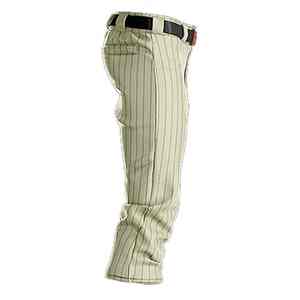 Men's Striped Cricket Pants Regular Fit Button Fly Polyester Sportwear for Adults All Seasons - Product Image 6