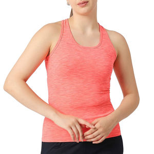 Débardeur tricoté sans manches pour femme, col rond, respirant, séchage rapide, écologique, coupe décontractée et sportive, longueur normale, couleur unie - Product Image 5