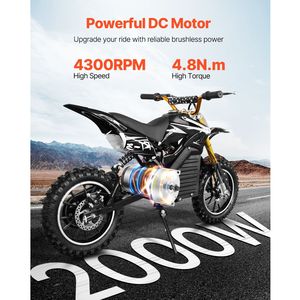 48V 4300rpm Upgraded Speed <b>Controller</b> 2000W Electric Brushless DC Motor with Throttle <b>Grip</b> Kit for Go Karts Electric Bicycles - Product Image 2