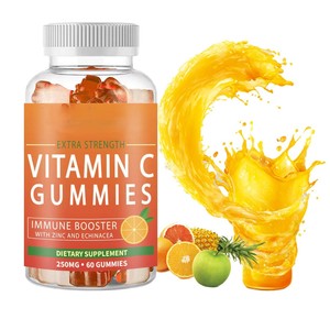 Gomitas de Vitamina C de Calidad de Exportación, Gomitas de Vitamina C de Grado Alimenticio con Sabor a Frutas, Fórmula para el Bienestar, Proveedor Mayorista de la India - Product Image 1