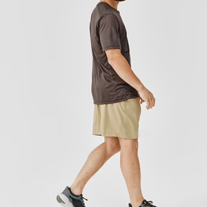 เสื้อยืดคอกลมแขนสั้นทรงปกติสำหรับผู้ชาย เนื้อผ้าเจอร์ซีย์ถักจากผ้าฝ้าย 100% ระบายอากาศได้ดี สวมใส่สบาย สไตล์ลำลองแนวสตรีท - Product Image 3