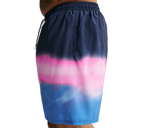 Wholesale Men's Hot Shorts Swim Shorts Lightweight Fast Dry Beachwear Floral Pattern Colored Wash - Product Image 2