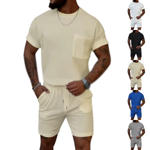 <b>Men's</b> high quality cotton shorts set Summer breathable jogging shorts Cotton sweat shorts for <b>men</b> - Product Image 5