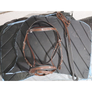 POUR VENDRE PVC SANGLE Brides décoratif HORSE bride COULEUR GRIS ET BLEU AVEC ROUILLE RACCORDS EN DOLLAR 8 - Product Image 4