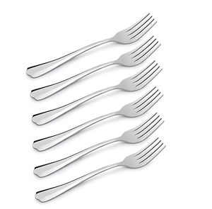 Fourchette en acier inoxydable de qualité supérieure, manche court, artisanat, finition polie miroir, couverts - Product Image 5