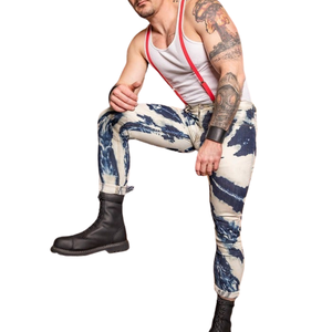 Tirantes de Piel de Oveja para Hombre, Hebilla de Acero, 4 cm de Ancho, Seis Opciones de Color, Ajuste Ajustable, Estilo Clásico, Uso Casual - Product Image 4