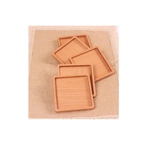 Decoración de mesa minimalista, posavasos cuadrados clásicos hechos a mano con madera de acacia o mango por blossom craft india - Product Image 5