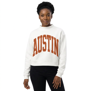 Sweat-shirts à col montant pour femme, personnalisables avec impression de lettres universitaires, pour l'automne, les événements de rentrée scolaire, les clubs étudiants et les jours de match - Product Image 1