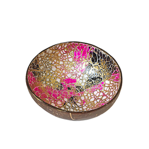 Tazón de Coco Lacado Hecho a Mano, Duradero y Económico, para Comidas Orgánicas y un Estilo de Vida Cero Desperdicio, Directamente del Fabricante - Product Image 3