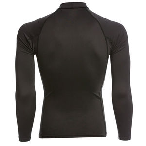 Men's <b>Black</b> Long Sleeve Rash Guard <b>Compression</b> <b>Shirt</b> Quick Dry Breathable UPF50+ Athletic Top for MMA Boxing Wrestling BJJ - Product Image 3