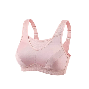 Women's Custom Wholesale Sport <b>Bra</b> Breathable Crossed Backless Gym Fitness Wear with Front Logo Position - Product Image 5