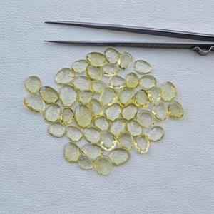 Nouvelle tendance Quartz citron naturel 8mm 10mm 12mm tranche à facettes Talpe gros poli Rose coupe pierres précieuses du fournisseur indien - Product Image 4