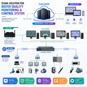 Système de traitement des eaux usées - SCADA gratuit |    Système SCADA pour la surveillance du traitement des eaux usées - OEM disponible - Product Image 1