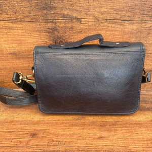 Mini bolso bandolera de cuero genuino para mujer, bolso de hombro de cuero de grano completo a la moda para mujer, bolsos pequeños de piel de vaca - Product Image 5