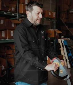 Chemise de travail de sécurité en coton soudé haute visibilité, ignifuge, certifiée CE, avec pack respirateur – Meilleures ventes - Product Image 4