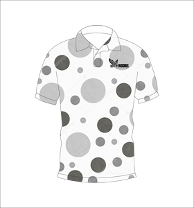 Polo personnalisé gris à sublimation, manches courtes, uniforme de golf, séchage rapide, vêtements de sport d'équipe, fabricant et fournisseur OEM - Product Image 4