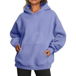 Sudadera con Capucha de Manga Larga para Mujer, de Algodón Grueso, para Invierno, Transpirable, Resistente al Viento, Personalizable, de Alta Calidad, al por Mayor - Product Image 6