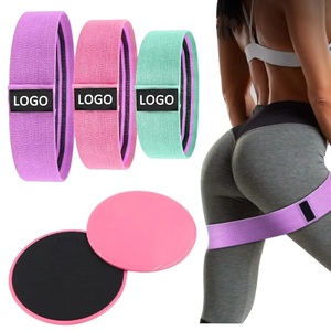 GAF 2025 <b>Exercise</b> Heavy Duty Hip Circle Elastic Resistance <b>Band</b>-Waterproof Non-Slip Detachable Design with Custom Logo Packing - Product Image 6