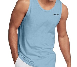 Débardeur Homme Personnalisé avec Logo, en Coton Respirant à Séchage Rapide pour le Sport et la Course à Pied - Product Image 1