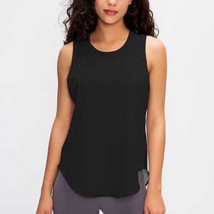 Camisetas de Tirantes Tejidas de Color Sólido para Mujer, Cuello Redondo, Transpirables, Casuales, sin Mangas, Estilo Hip Hop, con Logotipo Frontal - Product Image 3