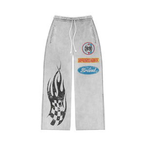 Chándal de Entrenamiento para Hombre 100% Algodón |   Ropa Deportiva con Serigrafía Blanca |   Precio Económico al por Mayor - Product Image 5