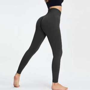 Wholesale Price High Quality Custom Logo Seamless High Waist Four-Way Stretch Eco-Friendly Casual Wear Summer Yoga <b>Leggings</b> - Product Image 1