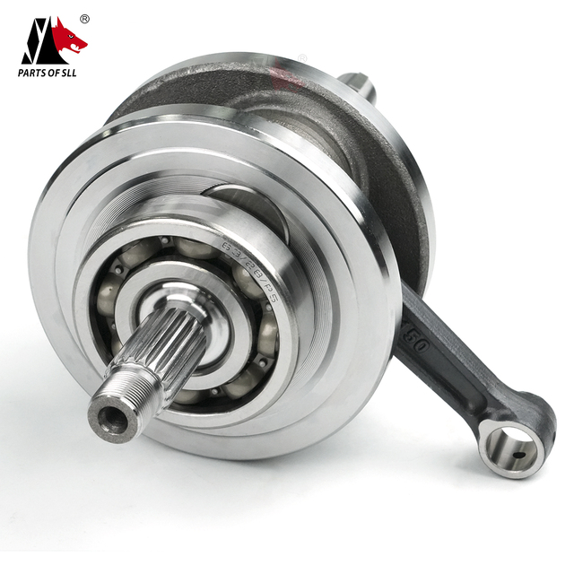 Factory Wholesale SLL Brand High Quality 125cc Steel Motorcycle Crankshaft CG125 CG150 Durable Engine Replacement Part Universal