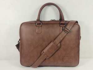 Black Waterproof Soft PU Leatherite <b>Laptop</b> Briefcase <b>Bag</b> for Men <b>Women</b> Elegant Business Office Handbag Double Handles Shoulder - Product Image 2