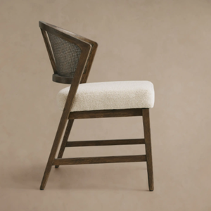 Chaise de salle à manger moderne en bois de teck massif finition marron pour maison cuisine hôtel villa meubles de salle à manger polyvalents - Product Image 4