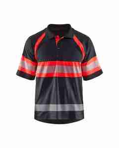 Factory Wholesale Breathable High Visibility Cotton Polo Shirt Safety Work Short Sleeve <b>Reflective</b> <b>top</b> Safety Workwear for Men - Product Image 1