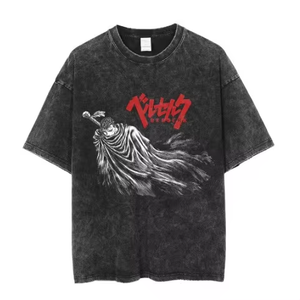 เสื้อยืดโอเวอร์ไซส์สไตล์วินเทจสำหรับผู้ชาย ผ้าคอตตอนหนานุ่ม พิมพ์ลายกราฟิกโลโก้ตามสั่ง เสื้อเปล่าสไตล์สตรีทแวร์ ไซส์พลัส - Product Image 4