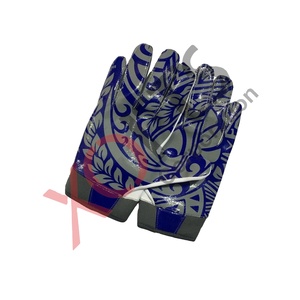 Gants de football américain imperméables et respirants avec protection UV, design tribal Cowboy Team, paume adhérente, pour l'hiver - Product Image 1