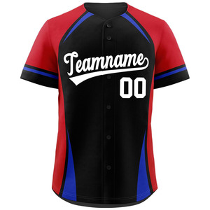 Heat-transfer Printed Custom American Football Jersey Short Breathable Quick-dry Anti-bacterial V-neck Fabric for Team Training - Product Image 1