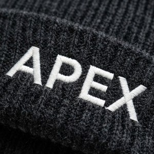 Gorro de Punto Negro para Hombre, Gorro de Invierno con Puño, Unisex, Estilo Urbano, Gorro Tipo Skull, Logotipo Personalizado, Accesorio de Moda al por Mayor - Product Image 6