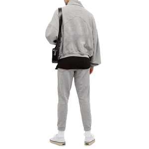 Sudadera con capucha gótica vintage unisex personalizada para invierno, cuello simulado, de punto, para hombre, de algodón y forro polar, con cuello de 14 cremalleras - Product Image 3