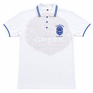 เสื้อเชิ้ตผู้ชายสีขาวพรีเมียม Zeta Phi Beta แบบสั่งทำพิเศษ ปักโลโก้กรีก ผ้าเนื้อแน่น ระบายอากาศได้ดี ป้องกันรอยยับ - Product Image 1