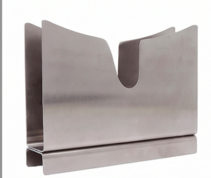 Porta Servilletas Metálico Hecho a Mano, Diseño Elegante, Acabado Plateado, Perfecto para Decoración de Cocina, Comedor y Accesorios de Mesa - Product Image 6
