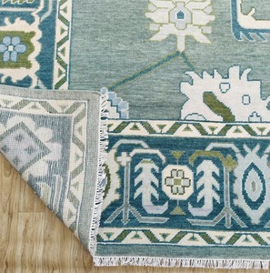 Decorative Persian <b>Wool</b> Hand Knotted 3D Abstract Eco Friendly PET Friendly Area Rug Washable Soft Floor Mat Fringe for Living - Product Image 4