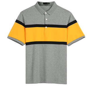 Polo para Hombre, Corte Ajustado, Tela Suave y Elástica, Transpirable, Estilo Casual Elegante para Oficina, Uso Diario, Verano - Product Image 1