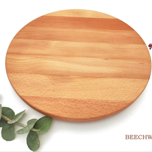 Wood Double Tier Rotating Tray Smooth-Spin Lazy Susan for Tabletop <b>Spice</b> Serving - Product Image 1
