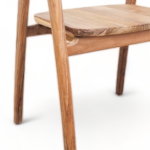 Mid-Century Style <b>Teak</b> Wood Dining <b>Chair</b> with Durable Frame Material For Home and Garden Furniture Decoration - Product Image 5