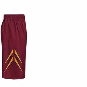 Tenues de basketball personnalisées entièrement sublimées, séchage rapide, maillot et short réversibles, ensembles respirants imprimés, manches courtes - Product Image 2