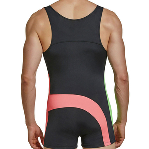 <b>Men</b> Wrestling <b>Singlets</b> Stretchable And Comfortable For Daily Training Gym Practice Matches And Competition Wear - Product Image 2