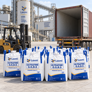 Aglomerante estructural de alta resistencia marca Laxmi, ultrafino GGBS, para infraestructura ferroviaria, pisos industriales, pavimentos y mezcla de hormigón. - Product Image 2