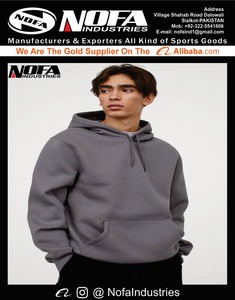 OEM logotipo personalizado bordado de alta calidad 400 Gsm 100% algodón sudaderas con capucha Puff impresión Streetwear de gran tamaño en blanco de peso pesado - Product Image 6