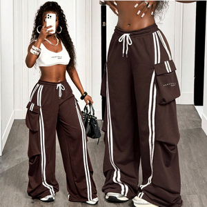 Conjunto Casual de 3 Piezas para Mujer: Sudadera con Cremallera Oversize y Pantalones Jogger, Chándal Holgado Cortavientos para Mujer - Product Image 2