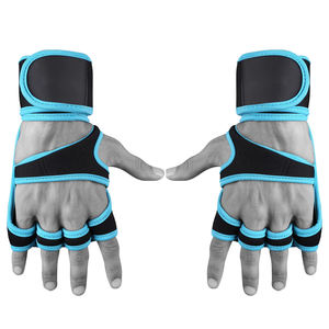 ถุงมือฝึกซ้อมกีฬา ครึ่งนิ้ว โพลีเอสเตอร์ กันลื่น กันน้ำ สำหรับผู้ชาย ผู้หญิง ออกกำลังกาย ฟิตเนส เพาะกาย ยกน้ำหนัก ยิม - Product Image 6